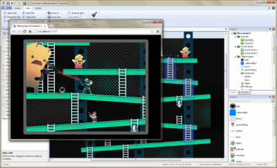 Screenshot of the application Construct 2 - #5