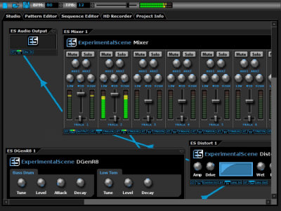 Screenshot of the application DarkWave Studio - #1