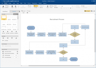 Screenshot of the application SmartDraw 2018 - #3