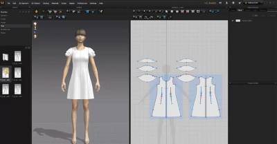 Screenshot of the application Marvelous Designer - #1