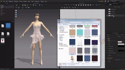 Screenshot of the application Marvelous Designer - #3
