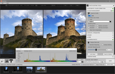 Screenshot of the application SoftColor PhotoEQ - #1