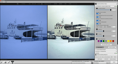 Screenshot of the application SoftColor PhotoEQ - #2