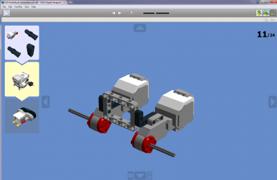 Screenshot of the application LEGO Digital Designer - #1