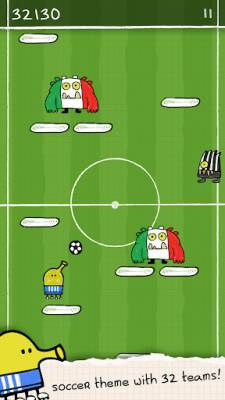 Screenshot of the application Doodle Jump - #5