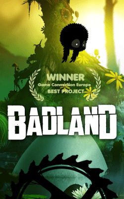 Screenshot of the application BADLAND - #1