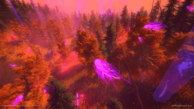 Screenshot of the application Rain Benchmark - #5