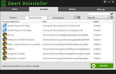 Screenshot of the application Smart Uninstaller - #3