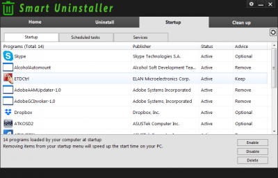 Screenshot of the application Smart Uninstaller - #4
