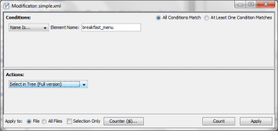 Screenshot of the application Easy XML Editor - #1