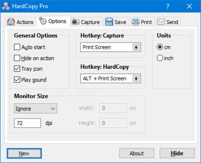Screenshot of the application HardCopy Pro - #6