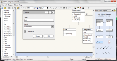 Screenshot of the application Diagram Designer - #3