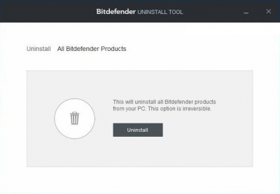 Screenshot of the application Bitdefender Uninstall Tool - #1