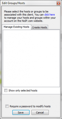 Screenshot of the application No-IP DUC - #3