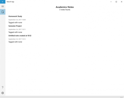 Screenshot of the application Note It! - #3