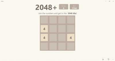 Screenshot of the application 2048+ - #1