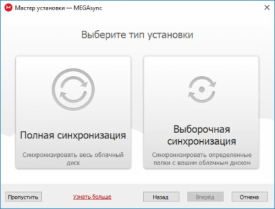 Screenshot of the application MEGAsync - #5