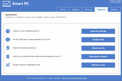Screenshot of the application Smart PC - #2
