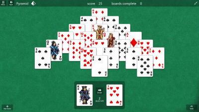 Screenshot of the application Microsoft Solitaire Collection - #7