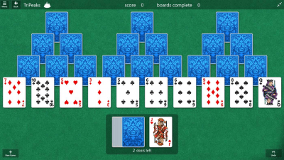 Screenshot of the application Microsoft Solitaire Collection - #8