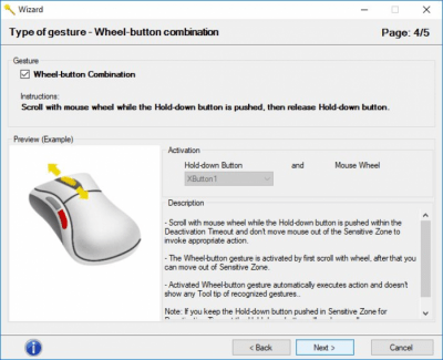 Screenshot of the application Just Gestures - #6