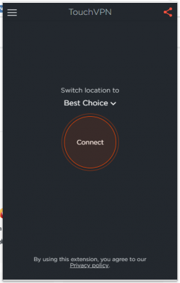 Screenshot of the application Touch VPN - #2