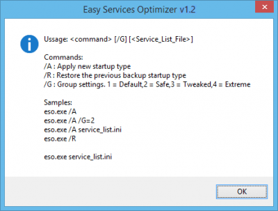 Screenshot of the application Easy Service Optimizer - #1