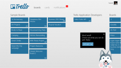 Screenshot of the application Trello - #1