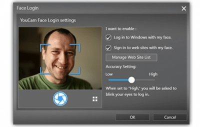 Screenshot of the application CyberLink YouCam - #1