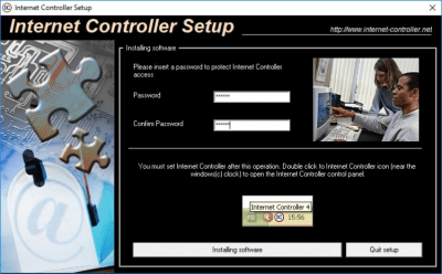 Screenshot of the application Internet Controller - #5