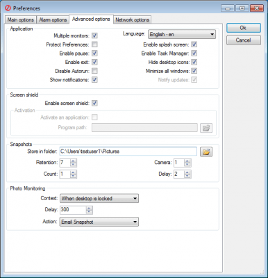 Screenshot of the application Predator Professional Edition - #4
