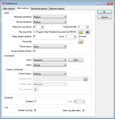 Screenshot of the application Predator Professional Edition - #5