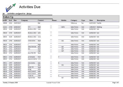 Screenshot of the application Leads - #5