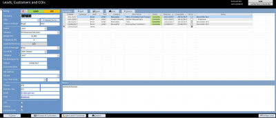 Screenshot of the application Leads - #6