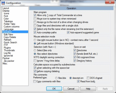 Screenshot of the application Total Commander - #5