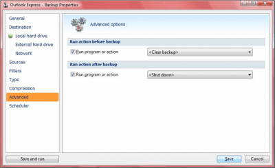 Screenshot of the application FBackup - #11