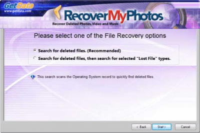 Screenshot of the application Recover My Photos - #1