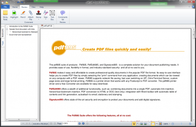 Screenshot of the application Visagesoft Free PDF Reader - #2