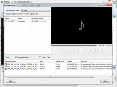 Screenshot of the application DeskShare WebCam Monitor - #3