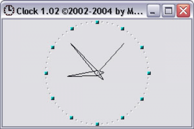 Screenshot of the application Max2k Clock - #1