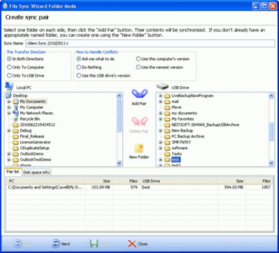 Screenshot of the application Neitsoft USBsyncer - #1