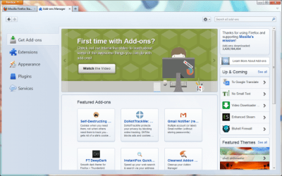 Screenshot of the application Mozilla Firefox for Windows - #2