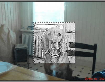 Screenshot of the application AKVIS Sketch - #3