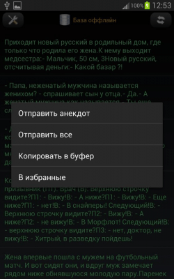 Screenshot of the application IVolk Jokes - #7