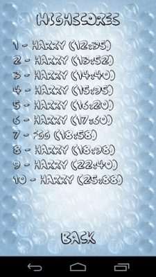 Screenshot of the application MDB Softwares Bubble wrap - #3