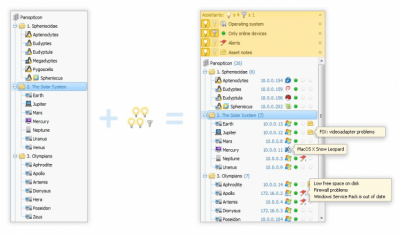 Screenshot of the application Total Network Inventory - #1