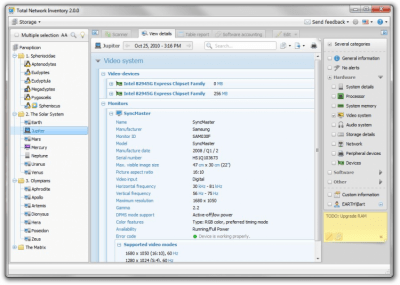 Screenshot of the application Total Network Inventory - #2