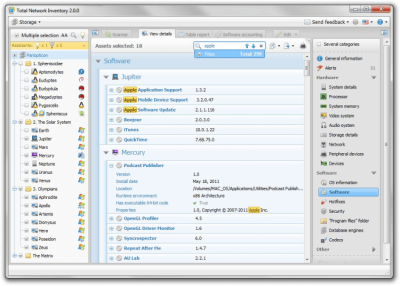 Screenshot of the application Total Network Inventory - #3
