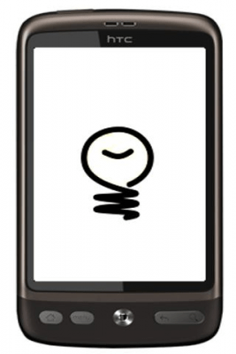 Screenshot of the application Angeldroid Flashlight - #1