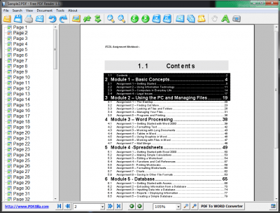 Screenshot of the application PDFZilla Free PDF Reader - #2